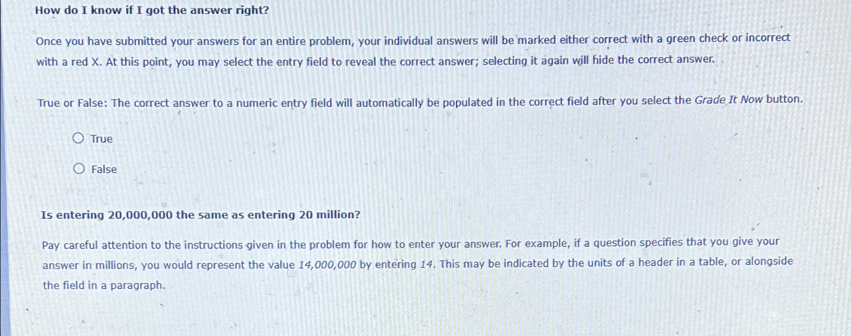 Solved How do I know if I got the answer right?Once you have | Chegg.com