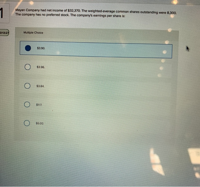 Solved Mayan Company had net of 32,370. The