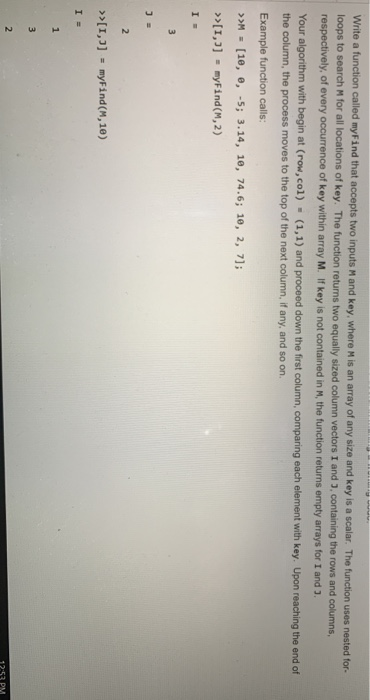 Solved Write a function called my Find that accepts two | Chegg.com