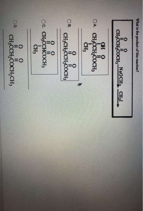 Solved What is the product of this reaction? CH,CCH_COCH3 | Chegg.com
