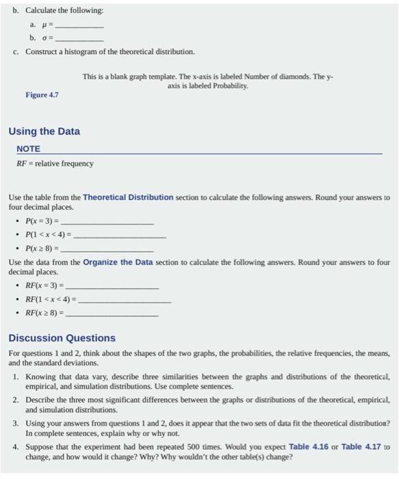 Solved 4.1 Discrete Distribution (Playing Card Experiment) | Chegg.com