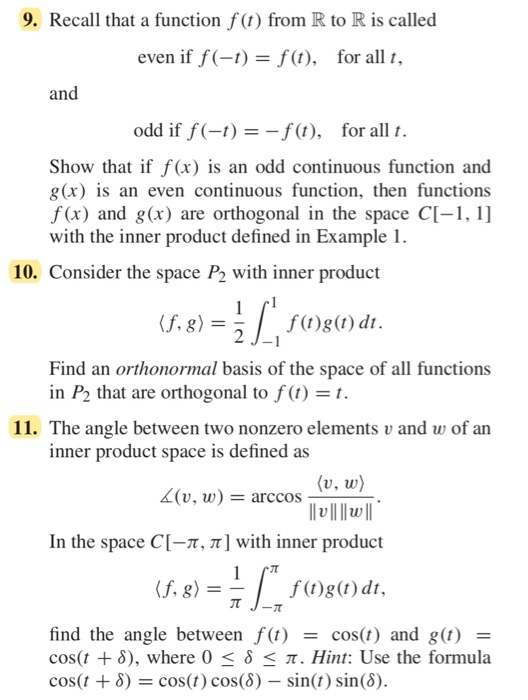 Solved 9 Recall That A Function F T From R To R Is Call Chegg Com