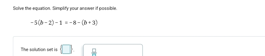 Solved Solve the equation. Simplify your answer if | Chegg.com
