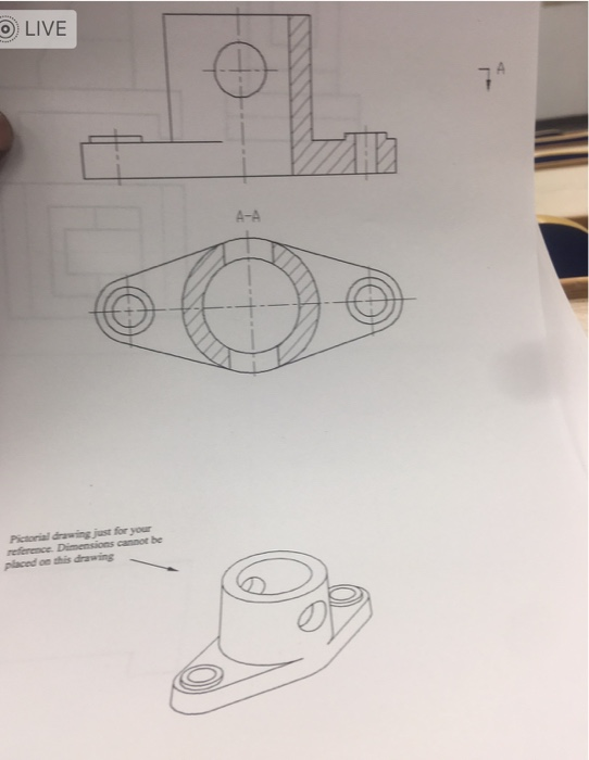 Solved Olive Pictorial Drawing Just For Your Reference D