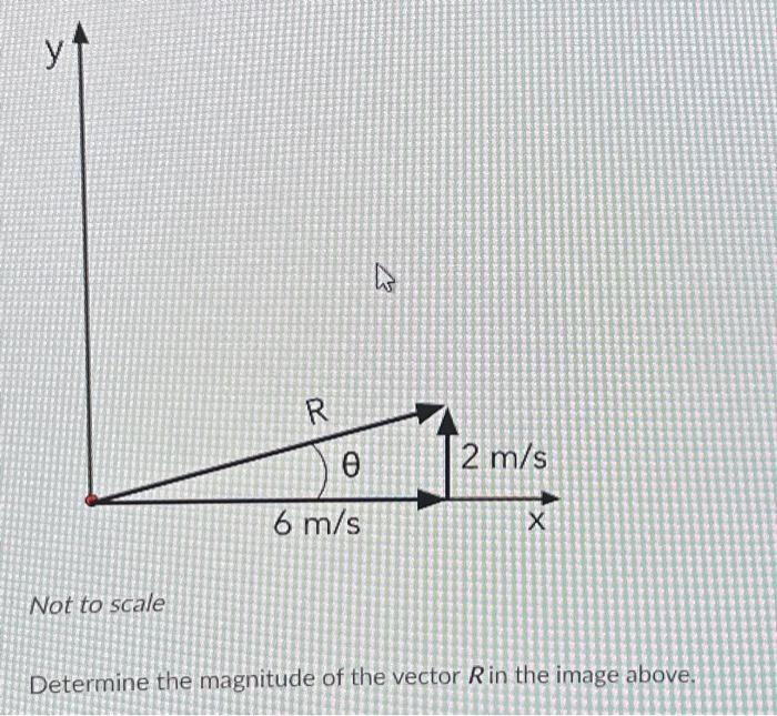 Solved Determine the magnitude of the vector R in the image | Chegg.com