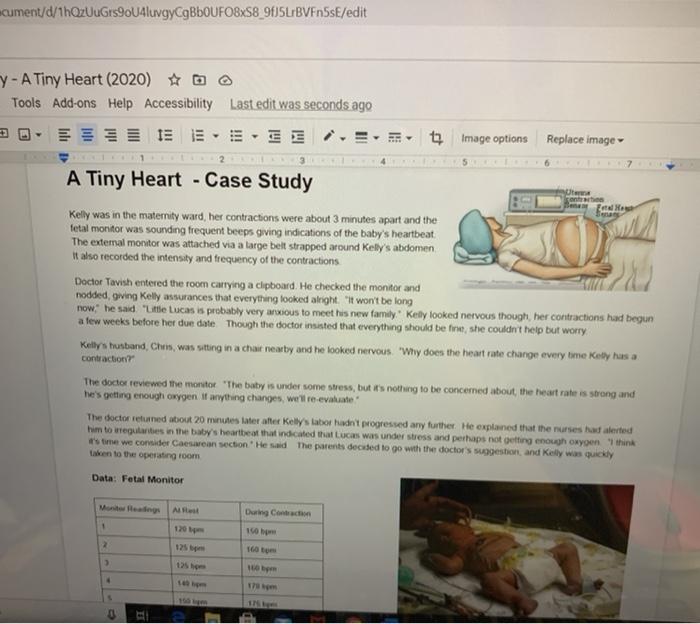 a tiny heart case study answer key biology corner