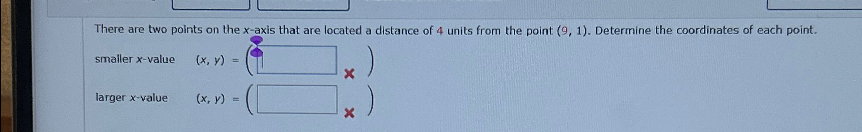 Solved There are two points on the x-axis that are located a | Chegg.com