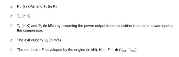 Solved Problem 3: Consider a turbojet aircraft in flight. | Chegg.com