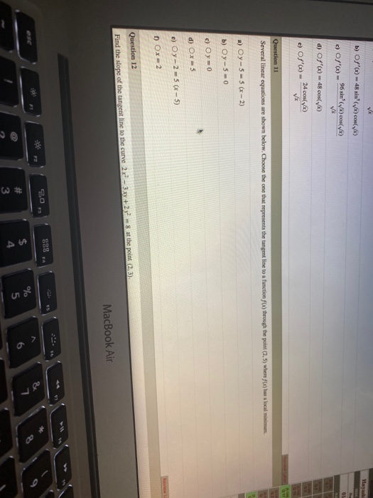 Va B Of G 48 Sin X Cos X 96 Sin X Cos X C Chegg Com