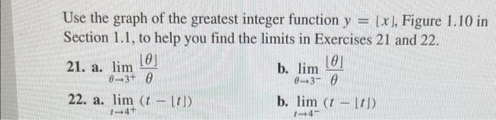 Solved Use the graph of the greatest integer function y=⌊x⌋, | Chegg.com