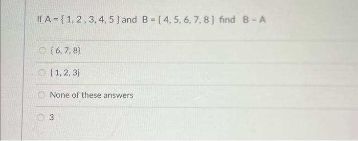 Solved If A={4,5} And B={1,2}, Find: A×B | Chegg.com