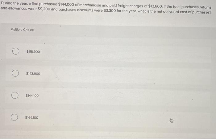 solved-a-firm-had-purchases-of-23-800-freight-charges-of-chegg