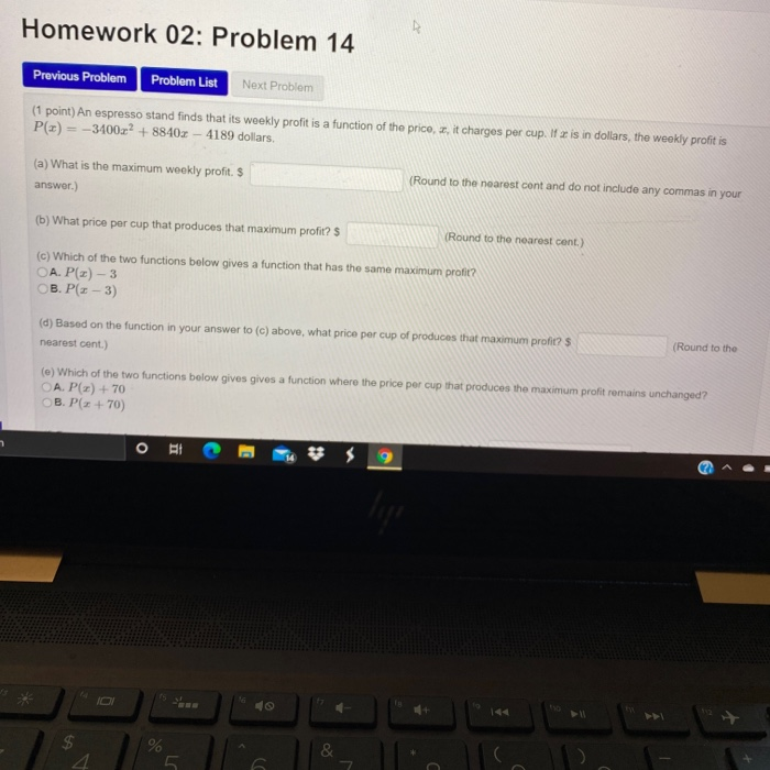 Solved Homework 02: Problem 14 Previous Problem Problem List | Chegg.com