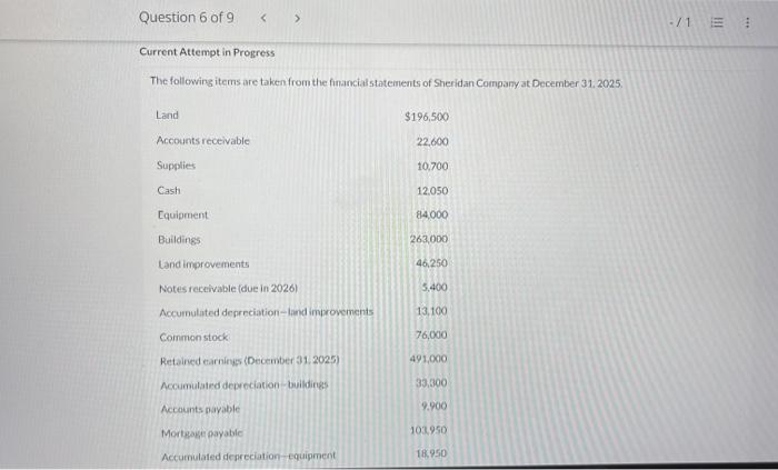 Solved The Following Items Are Taken From The | Chegg.com