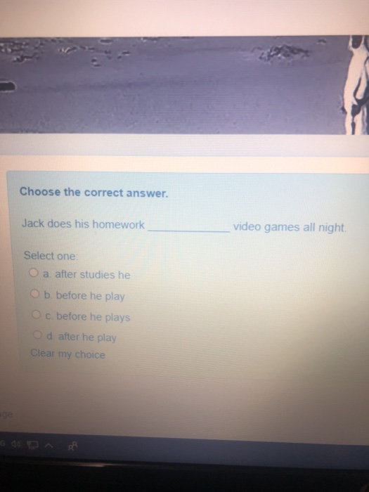 jack his homework between