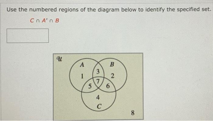 Solved Use the numbered regions of the diagram below to | Chegg.com