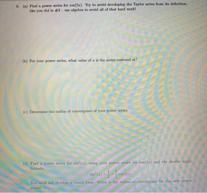 Solved Please do all parts and most importantly please show | Chegg.com
