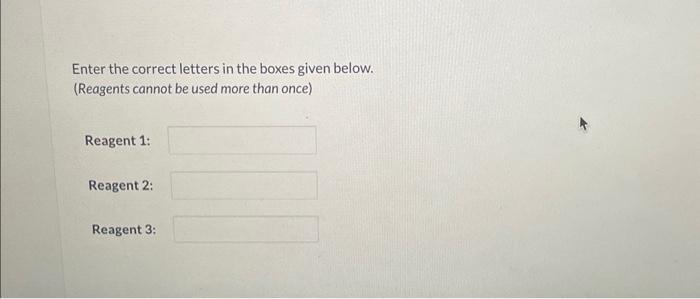 Solved Identify the reagents necessary to accomplish each of | Chegg.com