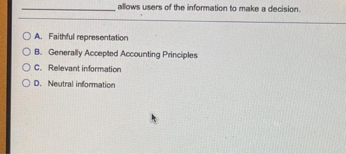 solved-allows-users-of-the-information-to-make-a-decision-o-chegg