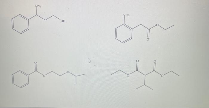 ldentification of unknewn compeunds in an Organic | Chegg.com