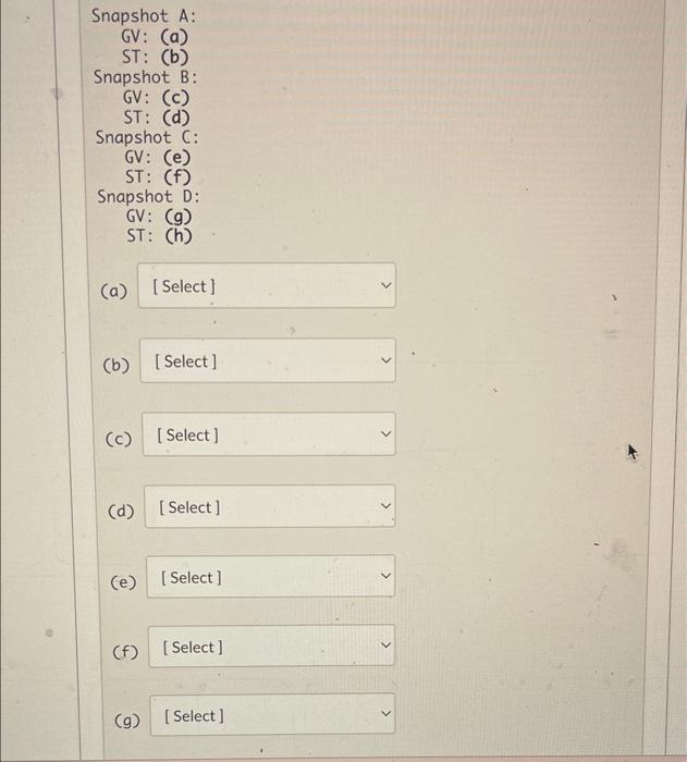 Solved Trace the C program showing changes to the Global | Chegg.com