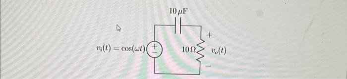 Solved 8. For the circuit given below, find the frequency, | Chegg.com