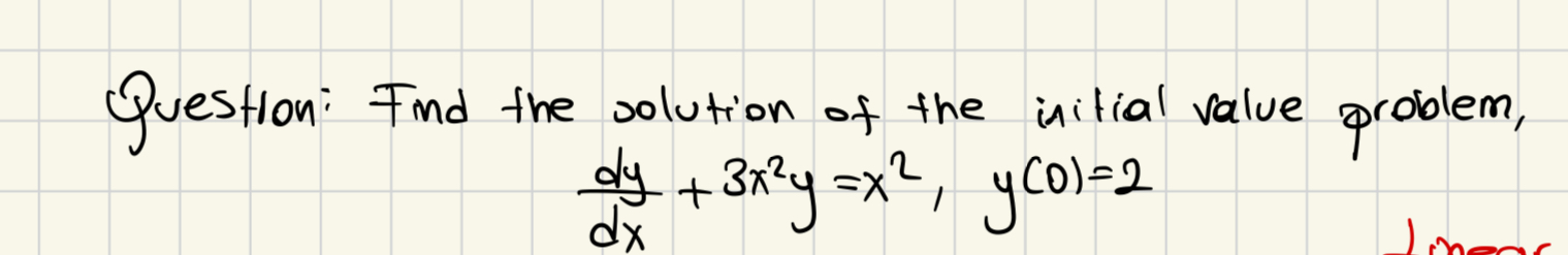 Solved Question: Find the solution of the initial value | Chegg.com