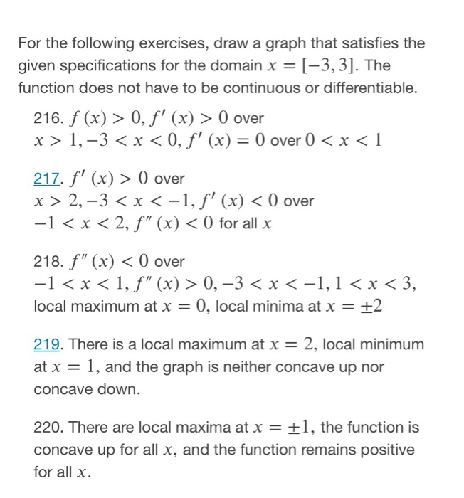 Solved For the following exercises, draw a graph that | Chegg.com