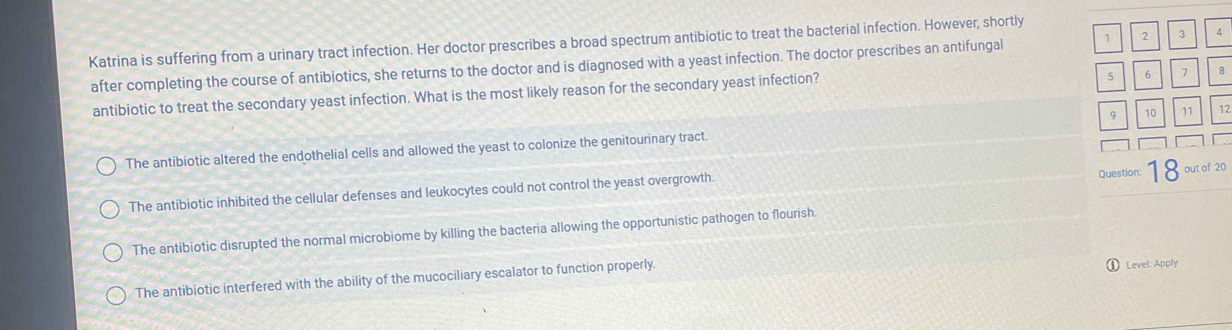 Solved Katrina is suffering from a urinary tract infection.