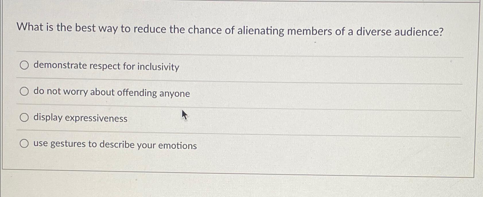 Solved What is the best way to reduce the chance of | Chegg.com