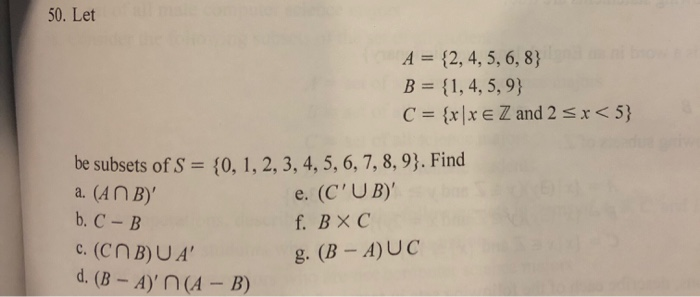 Solved 48 Let A P Q R S B R T V C P S T Chegg Com