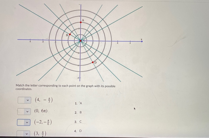 Solved Match the letter corresponding to each point on the | Chegg.com
