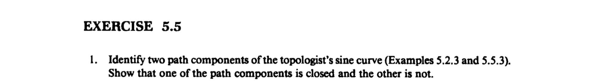 Solved Identify two path components of the topologist's sine | Chegg.com