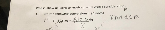 Solved M Please show all work to receive partial credit | Chegg.com