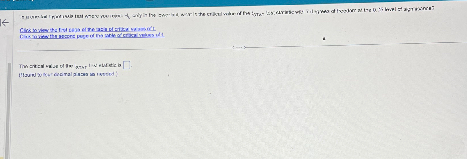 Solved In a one-tail hypothesis test where you reject H0 | Chegg.com