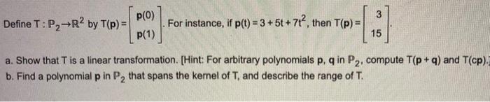 Solved Solve this linear algebra problem. Make sure the | Chegg.com