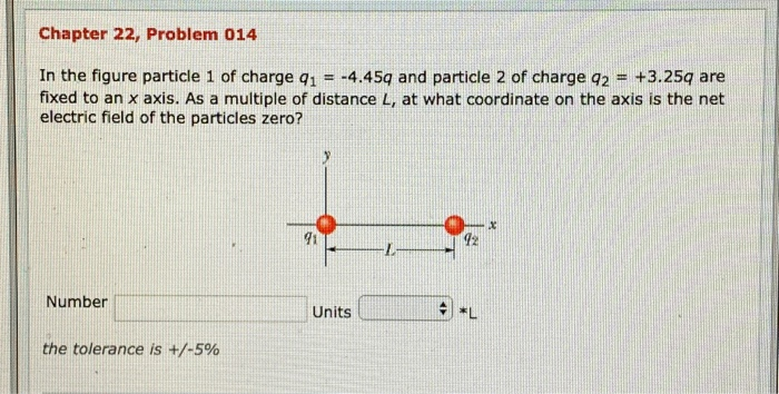 Solved Chapter 22, Problem 014 In the figure particle 1 of | Chegg.com
