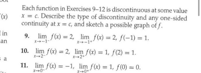 Solved (c) The graph of a function that is continuous on | Chegg.com