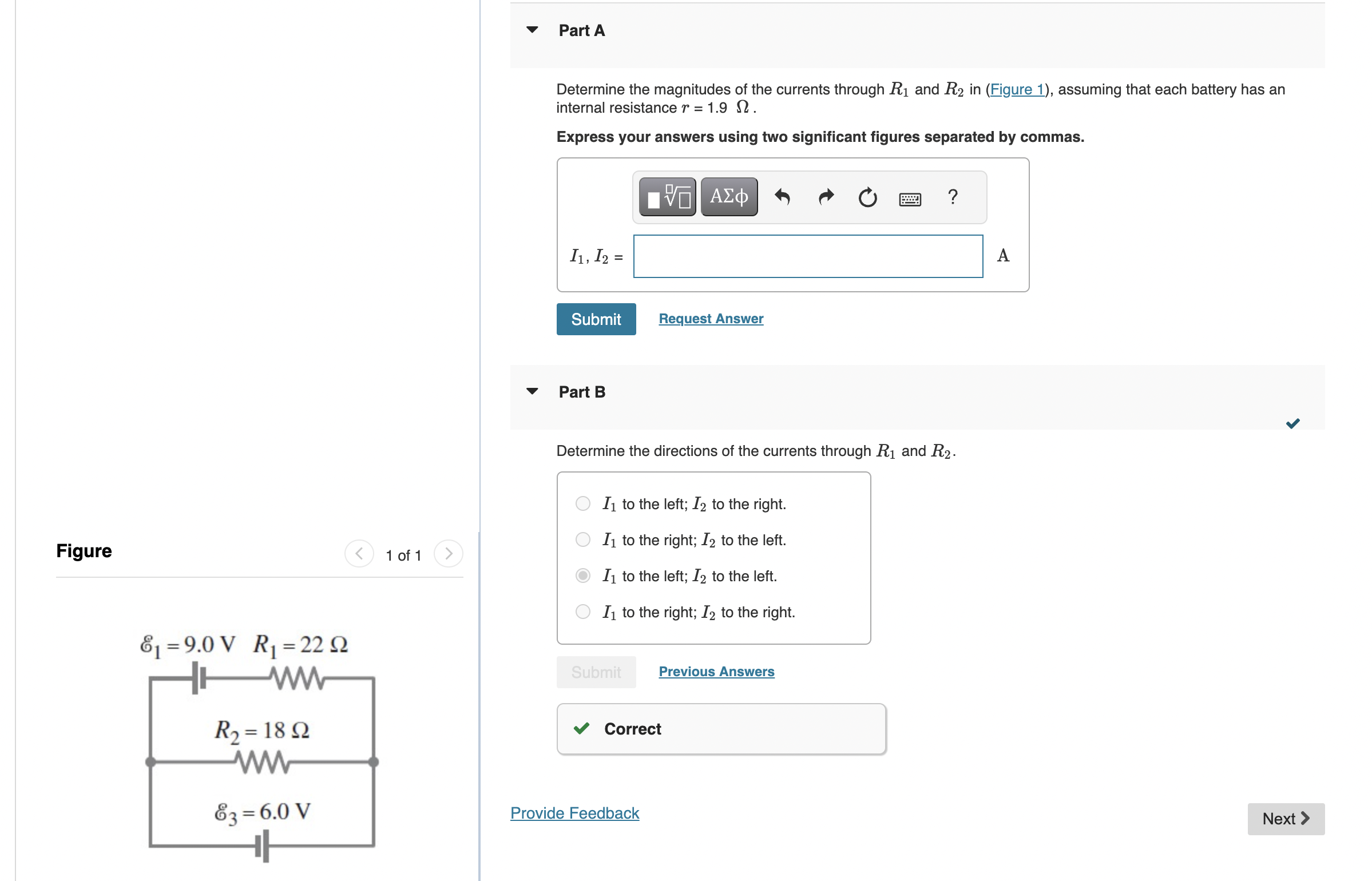 Solved Consider the circuit shown in (Figure 1). ﻿The | Chegg.com