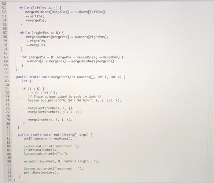 Solved The class is the same as shown at the end of the | Chegg.com