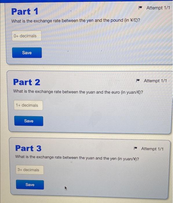 Solved Intro You Observe The Following Exchange Rates In The | Chegg.com