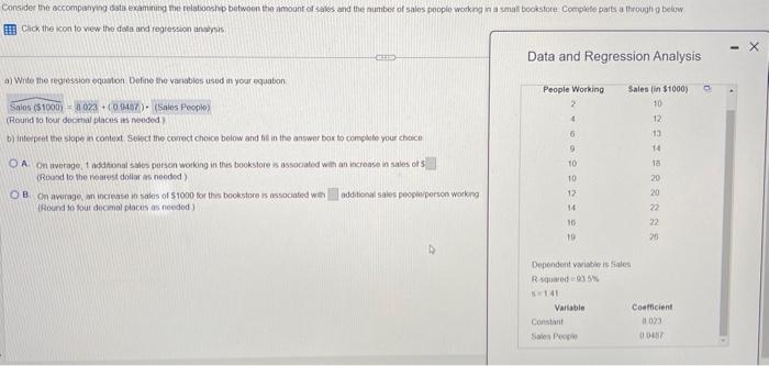 Solved I Am Having Trouble Solving Part B. The Chart On The | Chegg.com