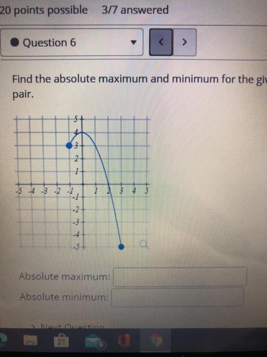 Solved 20 points possible 3/7 answered Question 6 Find the | Chegg.com