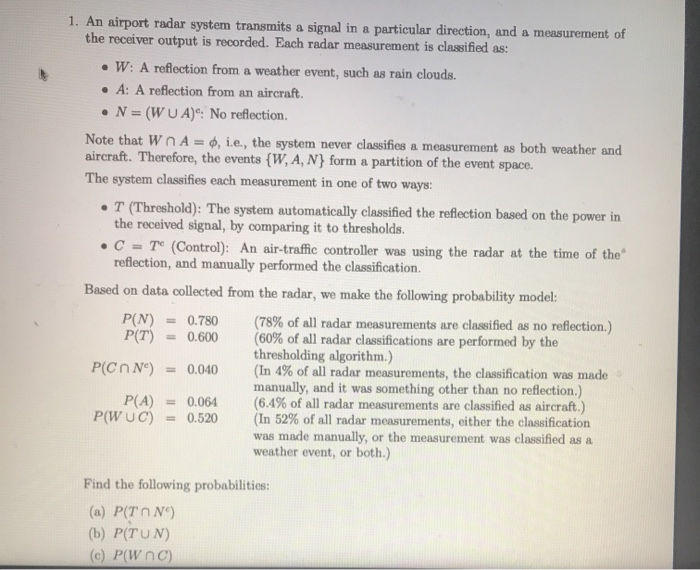 Solved 2. Compute Each Of The Following Conditional | Chegg.com