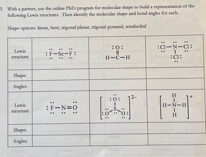 Solved With a partner, use the online PhEt program for | Chegg.com