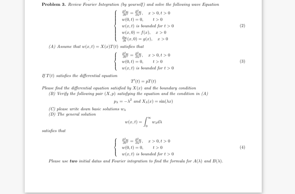 Solved Problem 3 ﻿parts A , ﻿B, ﻿C, ﻿and D please | Chegg.com