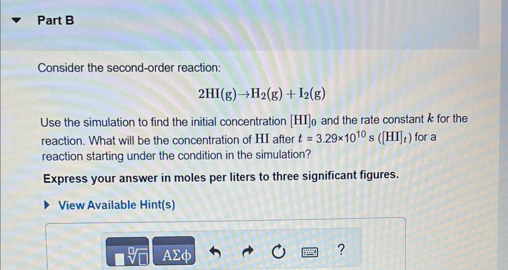 Solved Part B\\nConsider The Second-order | Chegg.com