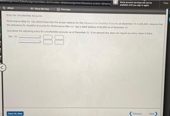 Solved Some account services will not be available until you | Chegg.com