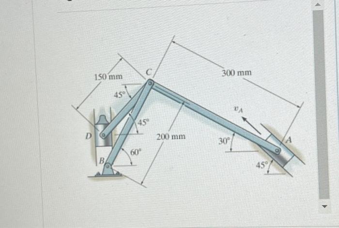 Solved The mechanism shown in (Figure 1 ) is used in a | Chegg.com