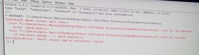 Solved import random as class Card: der _init_(self, rank, | Chegg.com